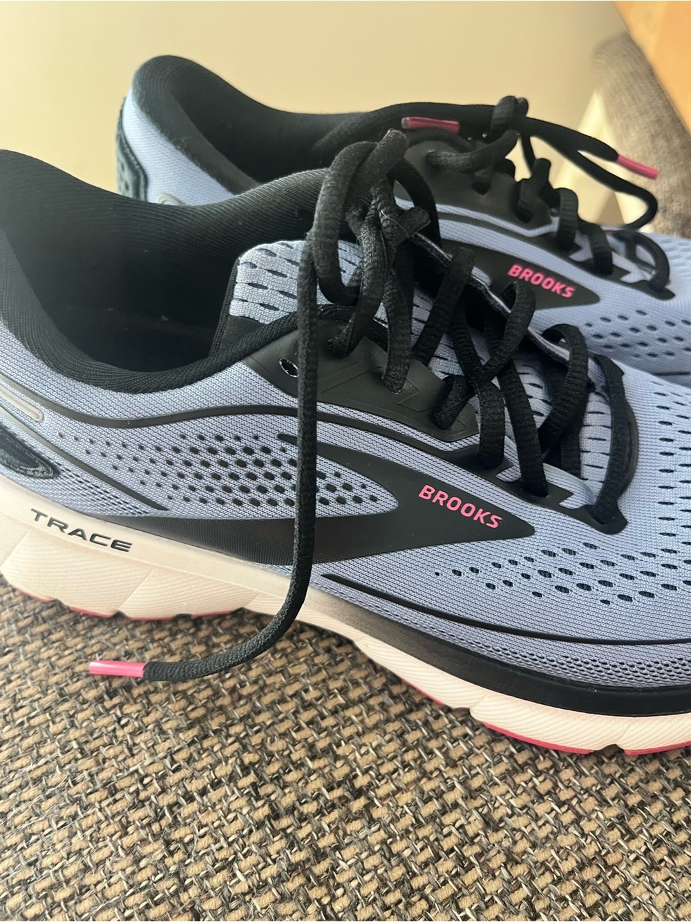 Brooks Women’s Athletic Shoes in Light Blue, Black and Pink